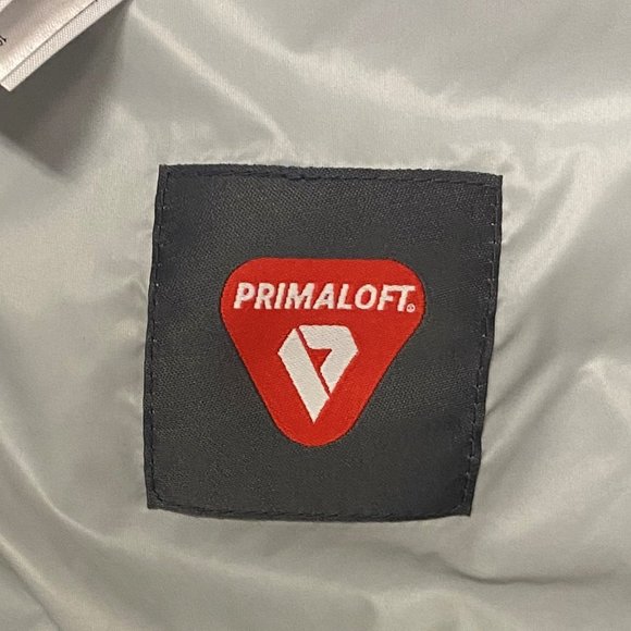 Gap Performance Fleece Puffer Jacket Pearl Blue Small - Picture 10 of 10